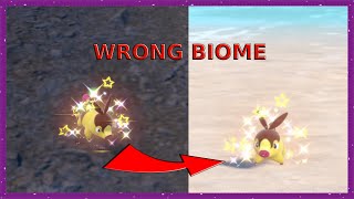I caught shiny Tepig in the Wrong Biome!