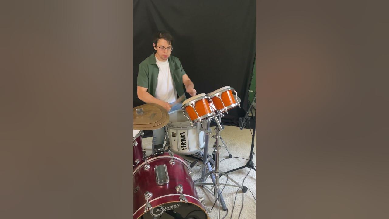 D&K Drumline Cadence on the Drum Set
