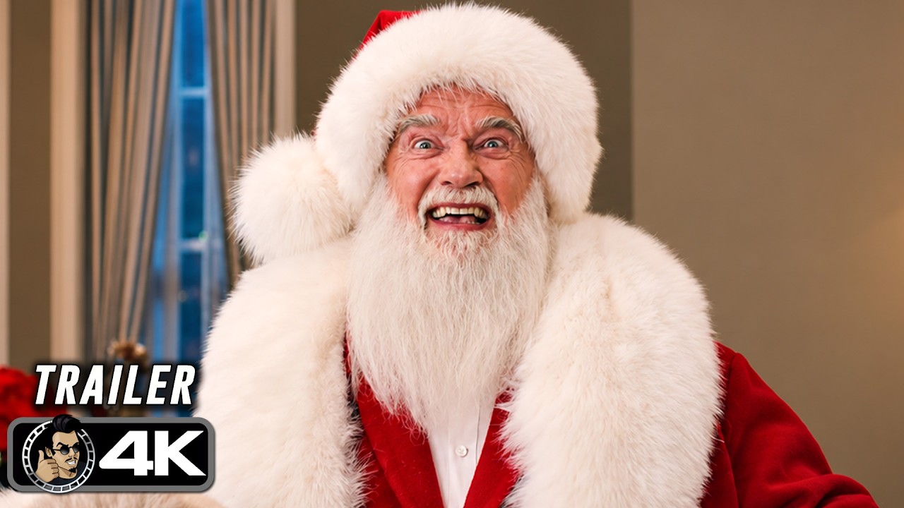 Arnold Schwarzenegger Suits Up as Santa in First The Man With the Bag Trailer thumbnail