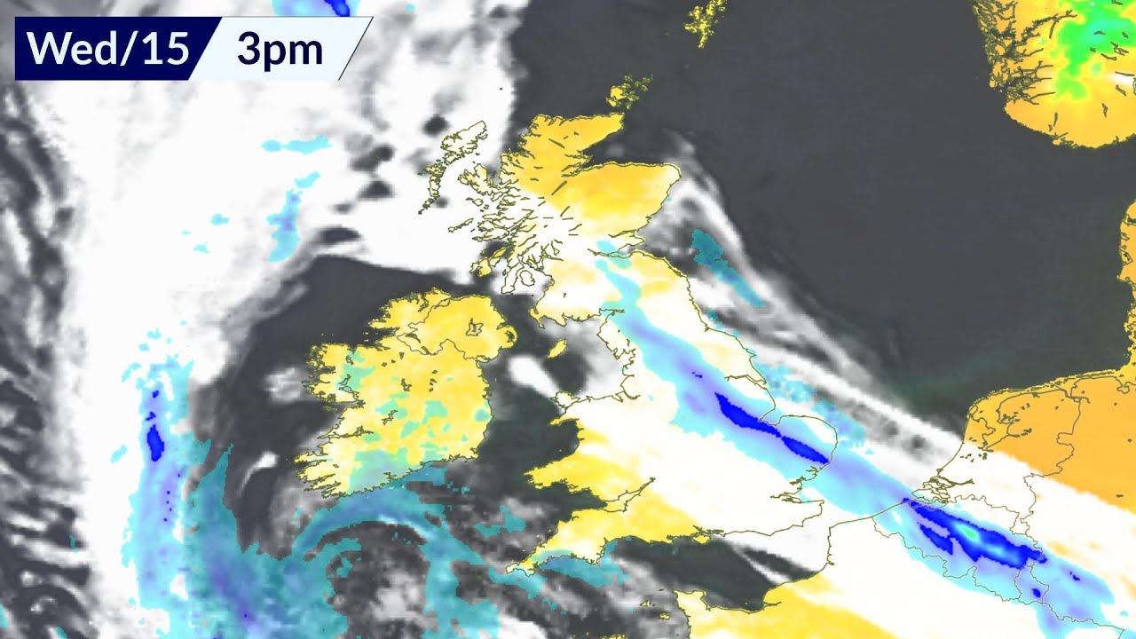 UK Weather - Periods of rain with warmer spells this week - YouTube