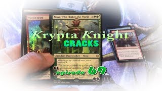 War of the Spark MTG Blue theme booster packs - Krypta Knight Cracks - ep69