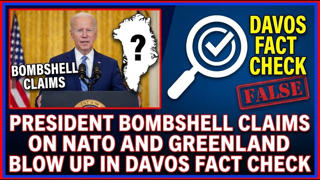 Trump Bombarding Davos With False NATO and Greenland Claims — Fact Check Explodes