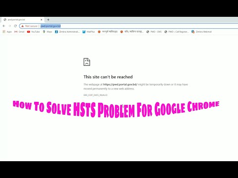 Solving HSTS Problem For Google Chrome