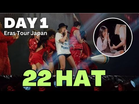 Taylor Swift’s CUTEST ‘22 Hat’ of 2024 in Tokyo Japan in Day 1 #TokyoTsTheErasTour