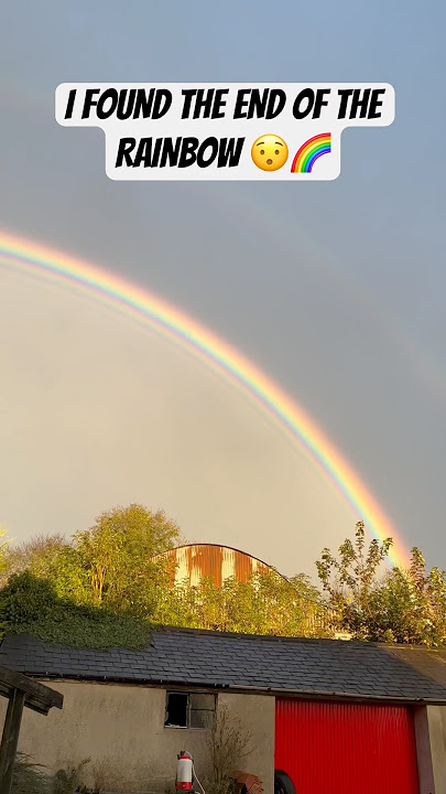 I Found the end of the Rainbow 😯🌈