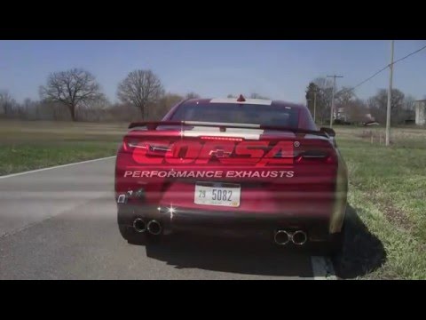 Hear the Incredible Sounding CORSA Performance 2016-2023 Camaro SS Axle-Back Exhaust System Xtreme