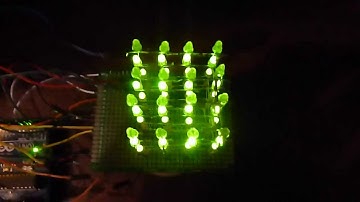 LED Cube 4x4x4 Arduino Uno