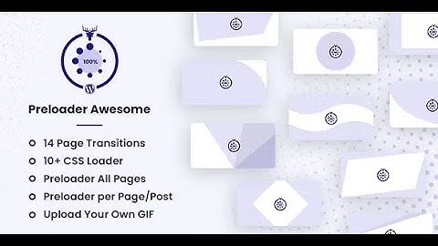 Preloader Plugin In WordPress - Preloader Awesome Pro By themesawesome