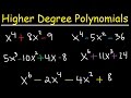 Factoring Higher Degree Polynomial Functions & Equations - Algebra 2