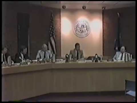 budget meeting room kl 1985-1986 Farmington Hills Budget Meeting