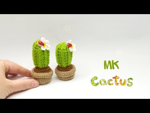 🌵SUPER IDEA 🌵KNITTED BABY CACTUS crochet amigurumi .🌵 Super easy pattern🌵