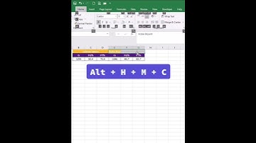 How to Merge Cells in Excel! #excel #exceltips #googlesheets #spreadsheets #excelhelp