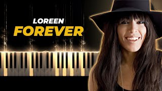 Loreen - Forever - piano karaoke instrumental cover lyrics