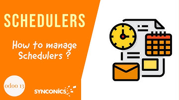 How to manage Schedulers by using odoo app? | Odoo Apps | Synconics [ERP]