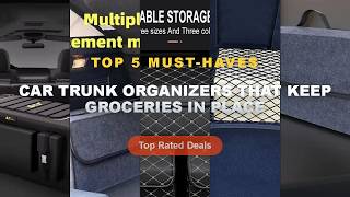 Ultimate Guide to the Best Car Trunk Organizers That Keep Groceries In Place - Large Anti Slip Compa screenshot 4