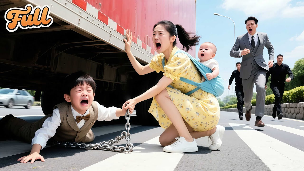 Nobody Helped Boy Trapped Under Truck! Only Poor Single Mom Saved Him! Now CEO Dad Adores Her Madly!