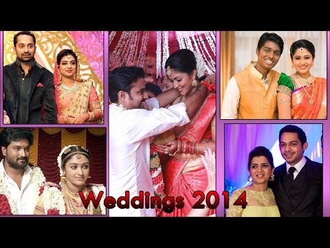 Big Fat Weddings of Kollywood 2014 | Amala Paul and AL. Vijay, Nazriya and Fahad, Atlee
