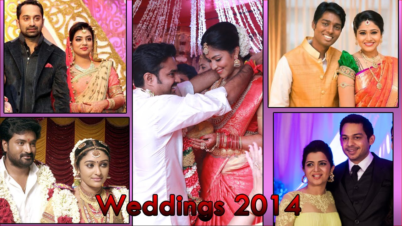 Big Fat Weddings of Kollywood 2014 | Amala Paul and AL. Vijay, Nazriya and Fahad, Atlee