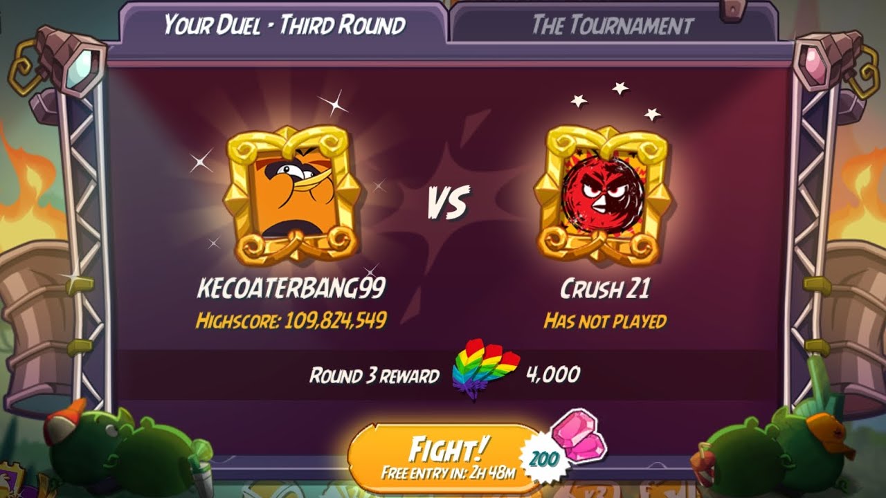 Angry Birds 2 AB2 Rowdy Rumble Round 3 | Chuck x3 - YouTube