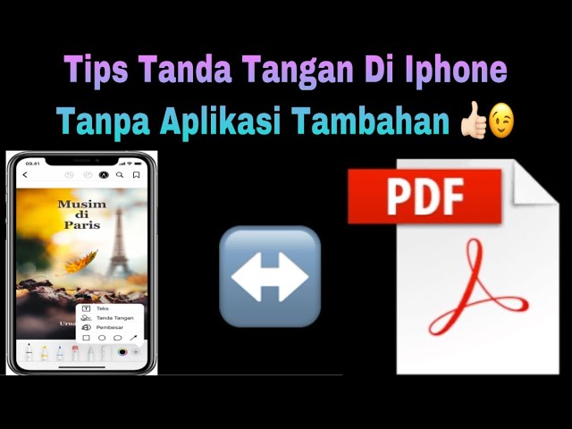 Cara Tanda Tangan File Pdf Di Iphone Tanpa Aplikasi Tambahan 2020 Youtube