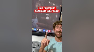 How to get Download folder back in dock on MAC OS! #mac #macos #macossonoma #finder #tips #mactips