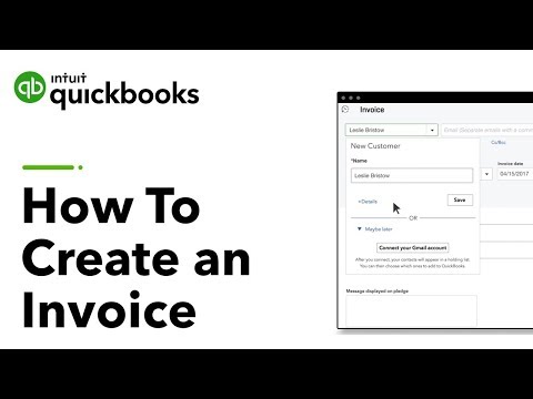 How To Create An Invoice In QuickBooks | US Tutorial