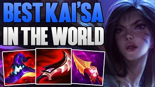 BEST KAI'SA ONE-TRICK IN THE WORLD DOMINATES IN KOREAN CHALLENGER! | KAI'SA ADC GAMEPLAY | 13.14 S13