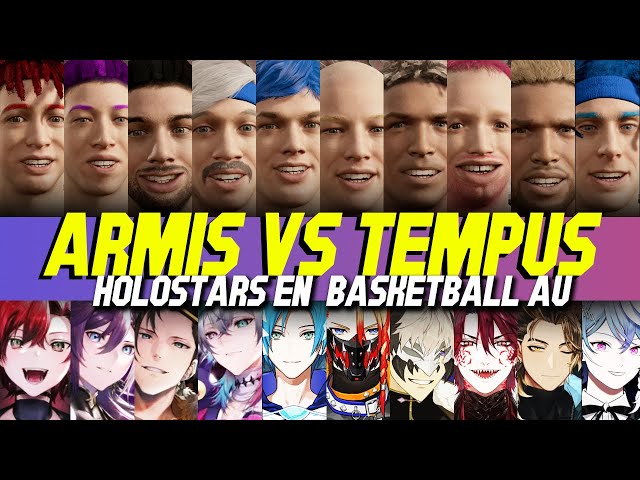 ARMIS VS TEMPUS FINALE - HOLOSTARS BASKETBALL AU【NBA 2K23】のサムネイル