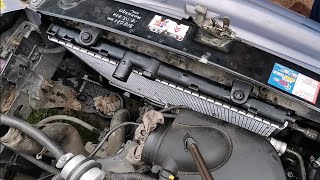 Wymiana chłodnicy silnika w Citroën Xsara Picasso(Engine radiator replacement)