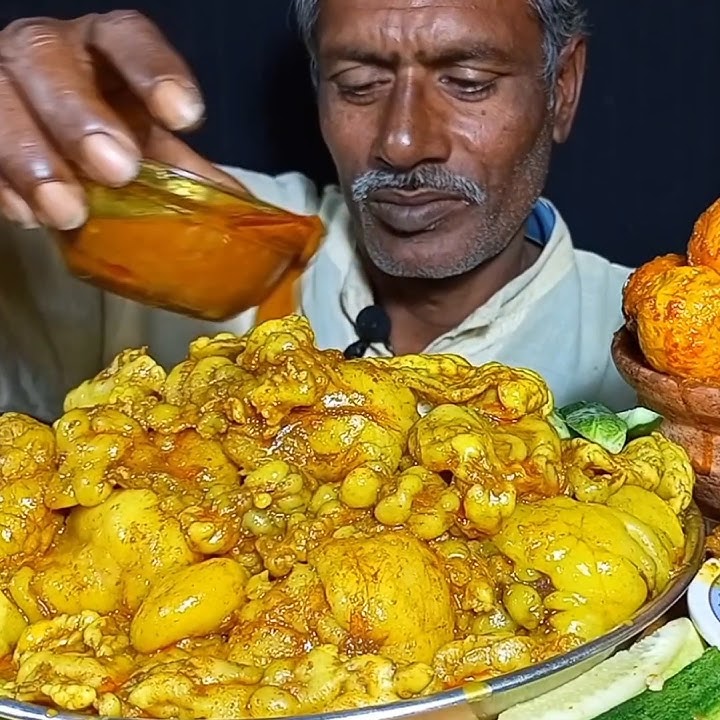 ASMR: EATING SPICY MUTTON FAT CURRY🔥 BASMATI RICE || #shorts #mukbangn#asmreating #mukbangasmr #asmr