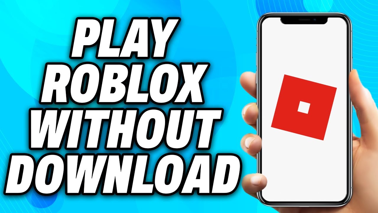 How To Play Roblox WITHOUT Downloading It (New July 2023) 