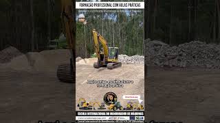 Formação Prática Escavadeira Hidráulica #shorts #construcao #operator #machine #obras #portugal