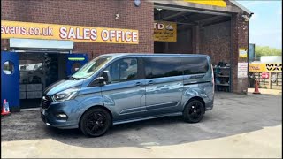 NO VAT FORD TOURNEO CUSTOM SPORT MINIBUS 170 BHP LEATHER ALLOYS 68 REG 0161 432 3679 JSVANS.co.uk