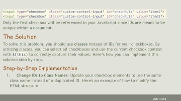 Capturing Checkbox Values in DataTables: A Step-by-Step Guide to Fixing Common Issues