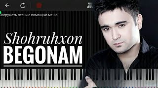 Shohruhxon - Begonam karaoke tekst lyric piano cover qo'shiq matni remix new version