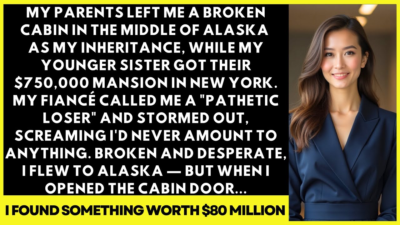 My Parents Left Me a Broken Cabin While My Sister Got $750K Mansion — Then I Found $80M