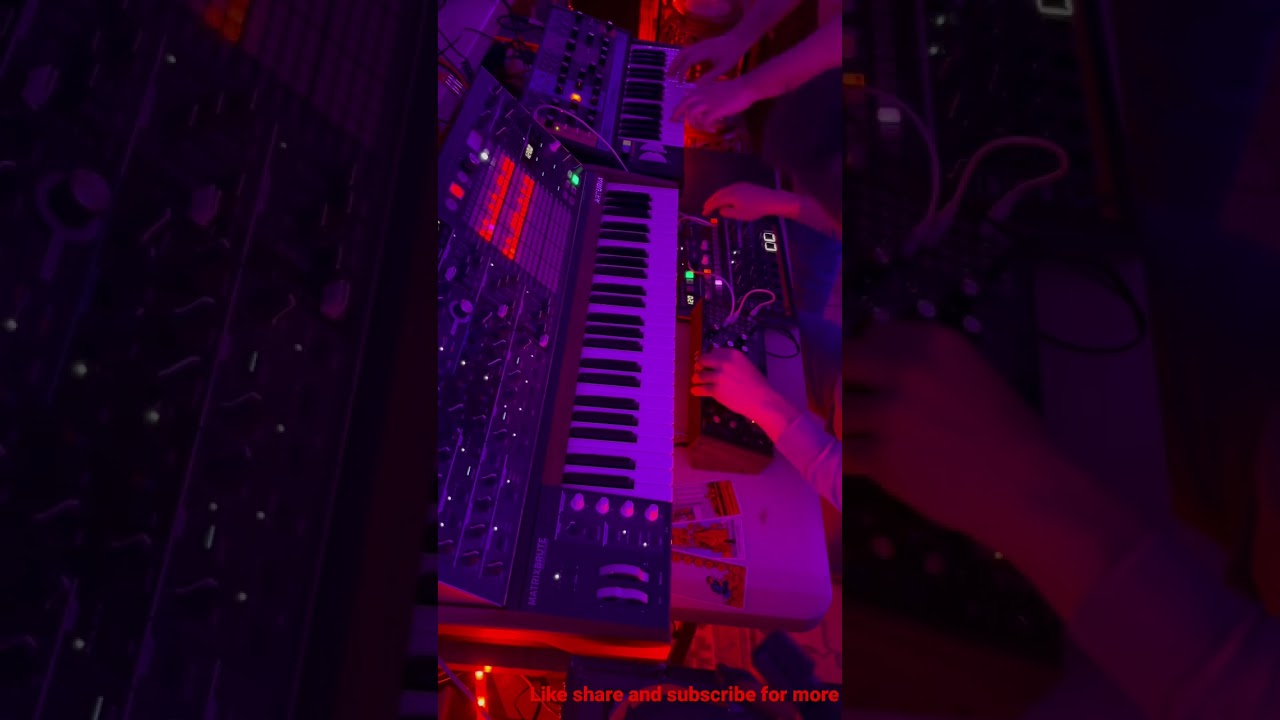 Synth jam with my brother. 