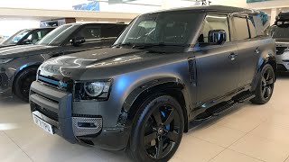 Rare rangerover defender v8 Matt grey found for sale @ Barrett’s Canterbury 19.01.2023