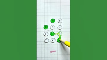 Number Connection Challenge 🤔#games #art #maths #quiz #drawing #line #shorts