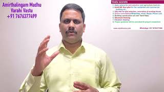 Northwest facing house Vastu tips | Best vastu consultant in India | Amirthalingam Madhu