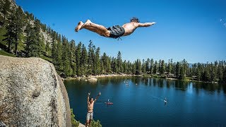 Insane Cliff Jumping - A How-To Guide with Robert Wall in Lake Tahoe