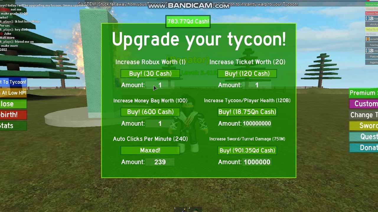 First Video! | Tycoon Simulator | Road to 5 subs! | READ DESC