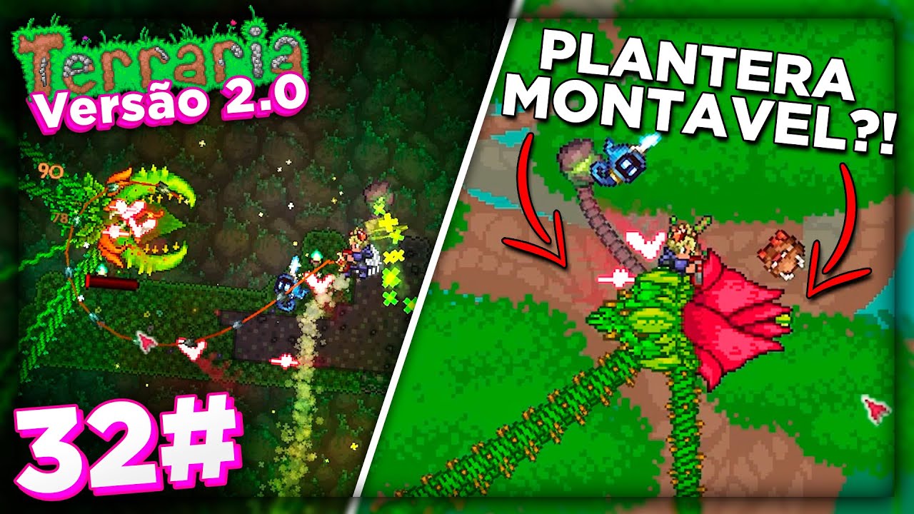 Derrotando a Plantera e Transformando Ela Numa MONTARIA!! | Terraria 2.0 | Ep:32