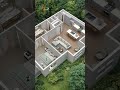 3D Floor Plan for One Bedroom Apartment House with Balcony | Space-Saving Design #floorplan