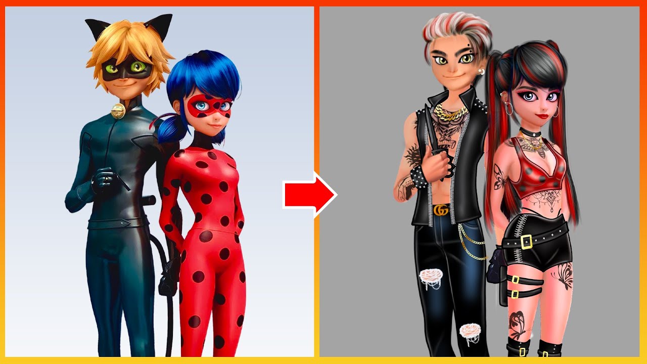 Miraculous Ladybug And Cat Noir Love Story, Makeup Transformation