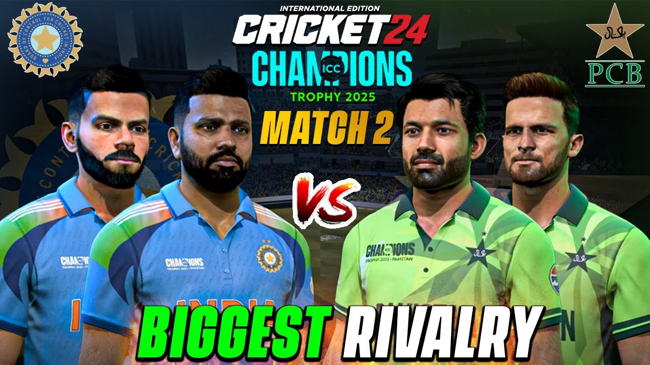 INDIA vs PAKISTAN - Biggest Match in Champions Trophy😍🔥 - Cricket 24