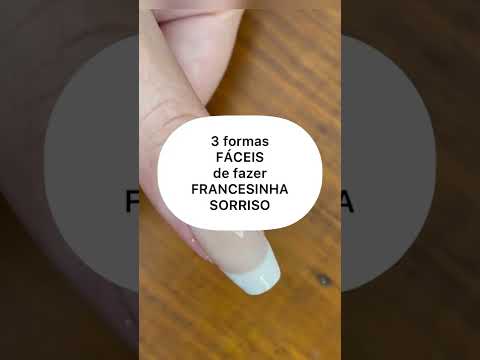 Vídeo: 3 maneiras de fazer uma manicure francesa reversa