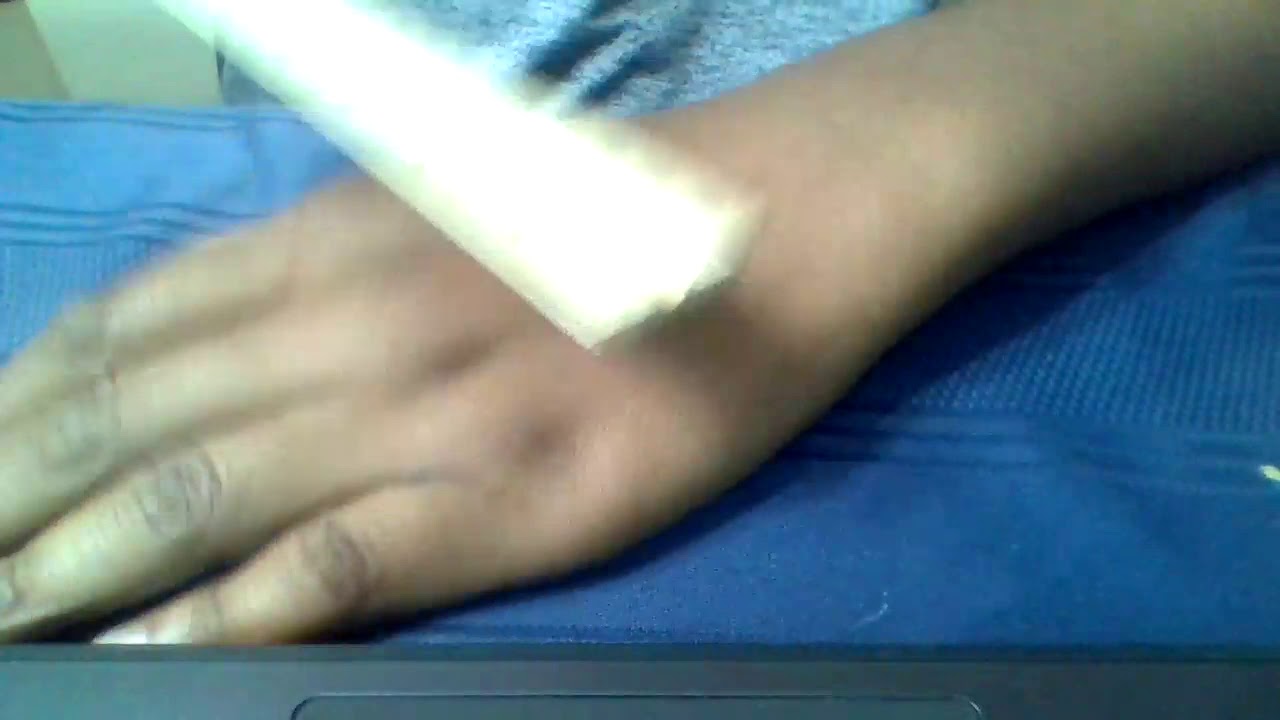 Smacking my hand with a ruler - YouTube