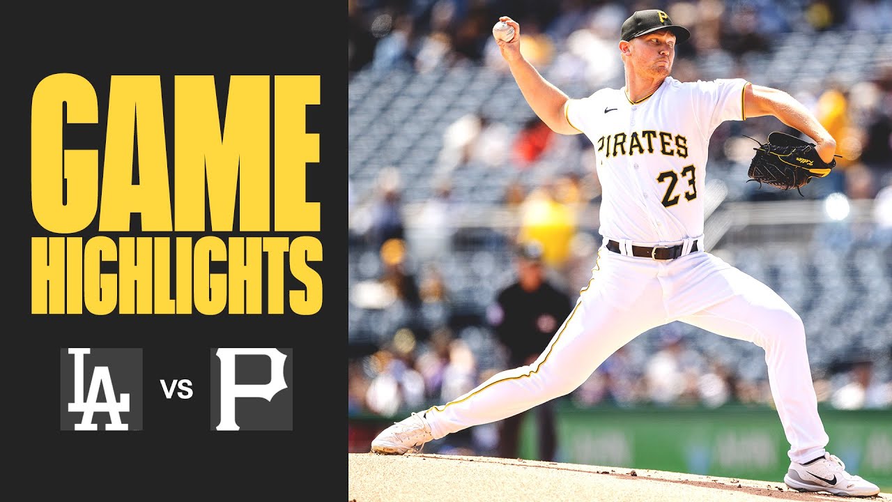 Mitch Keller Ties Career High in Strikeouts in Win | Pirates vs. Dodgers Highlights (4/27/23)