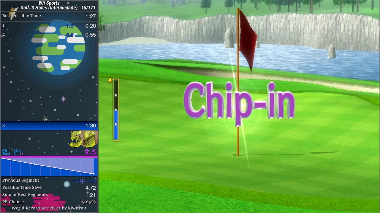 Wii Sports Golf (Intermediate) in 131 YouTube